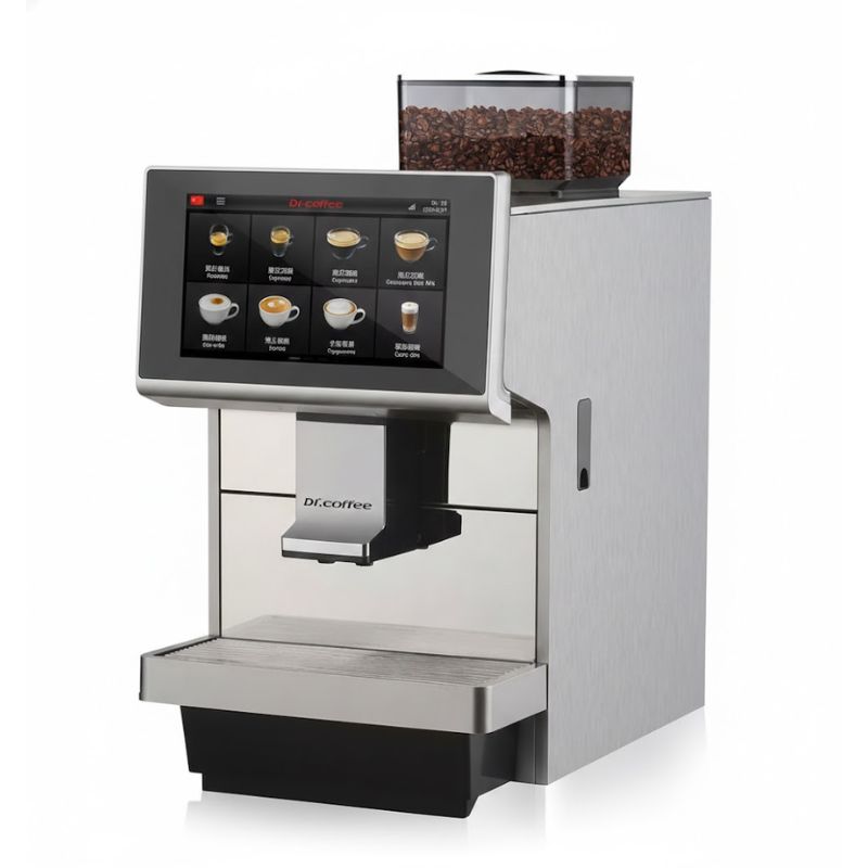 Mặt bên máy pha cà phê Dr.Coffee M12 Big Plus Mặt bên máy pha cà phê Dr.Coffee M12 Big Plus