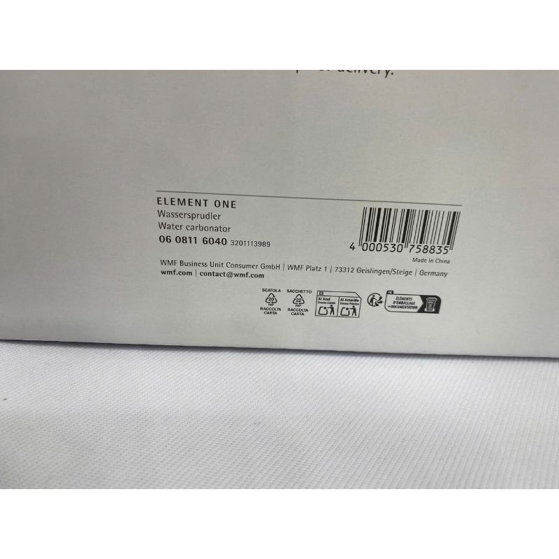 Thông tin máy làm nước có ga WMF 06.0811.6040 Thông tin máy làm nước có ga WMF 06.0811.6040