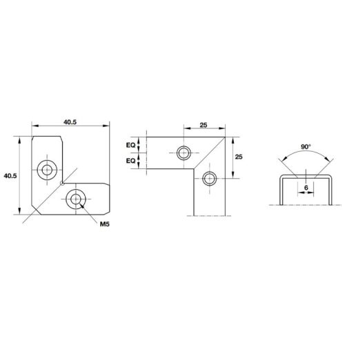 Thông số bas nối góc Hafele 260.26.997