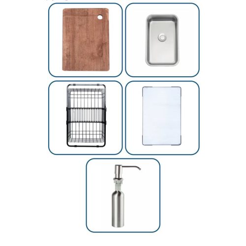 Khay chậu rửa bát Nobinox LIRA NJ560D