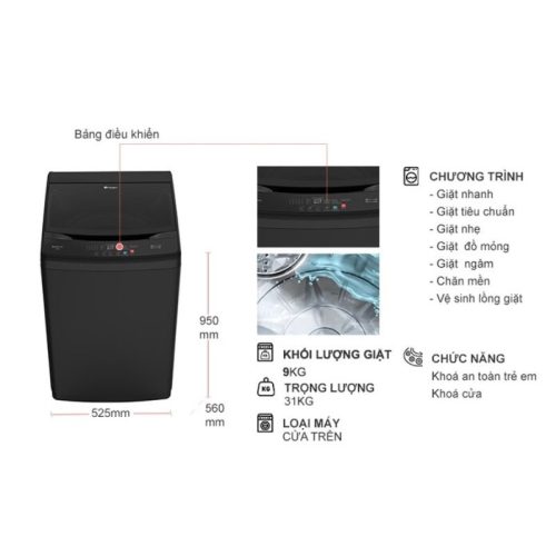 kich thuoc may giat casper 9 kg wt 9nb3 cua tren