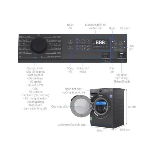 kich thuoc may giat electrolux 10 kg ewf1024d3sc