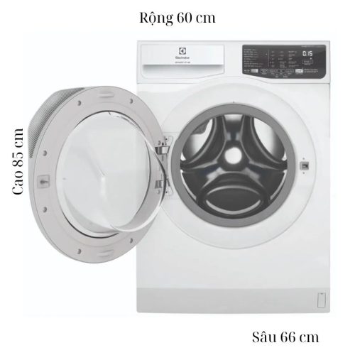 kich thuoc may giat electrolux inverter 9 kg ewf9025dqwb cua truoc