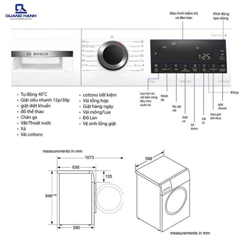 kich thuoc may giat quan ao bosch wgg24400sg