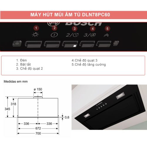 size may hut mui am tran bosch dln78pc60 serie 8
