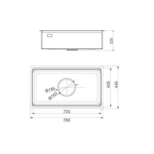 thong so chau rua chen malloca ms7645linen