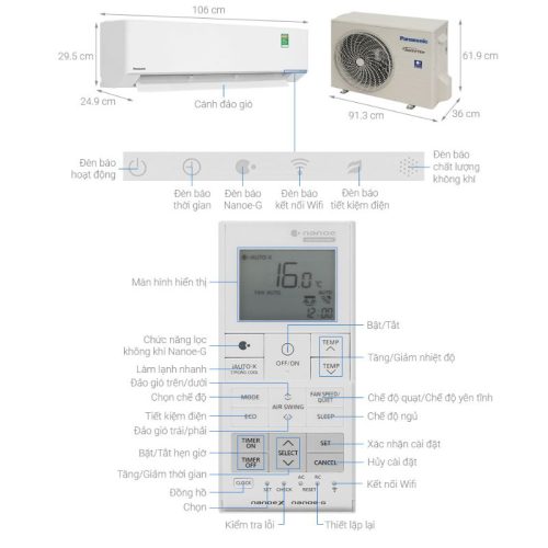 anh thuc te may lanh dieu hoa panasonic cu cs xu18bkh 8