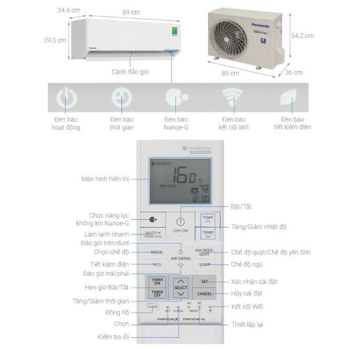 anh thuc te may lanh panasonic inverter 1.5 hp cu cs u12bkh 8