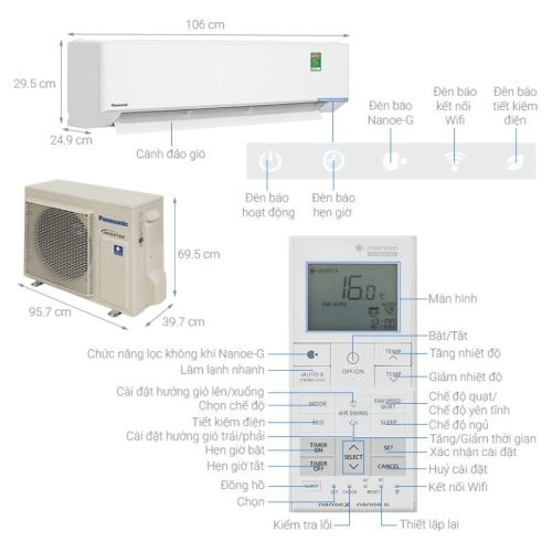 anh thuc te may lanh panasonic inverter 2.5 hp cu cs u24bkh 8