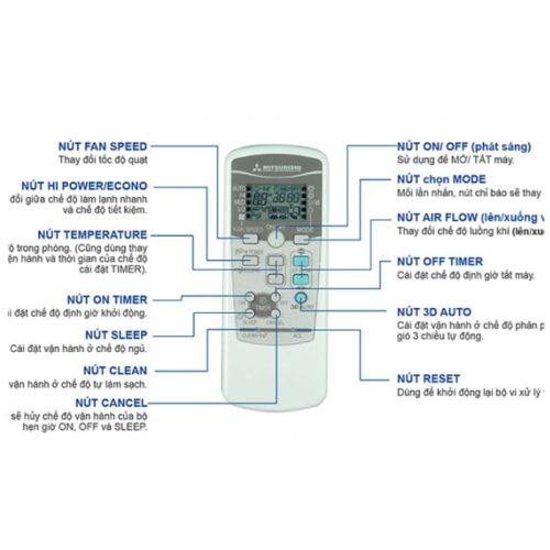 dieu khien dieu hoa mitsubishi heavy srk src12ct s5