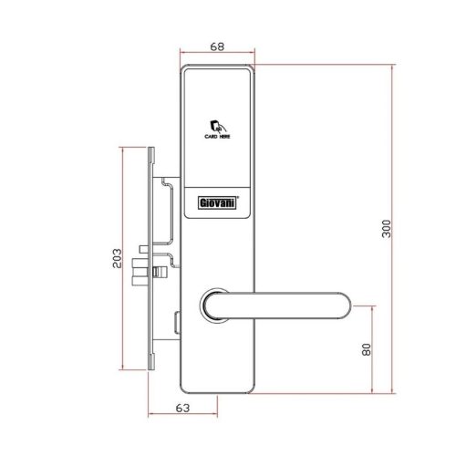 kich thuoc khoa khach san giovani gsl x303