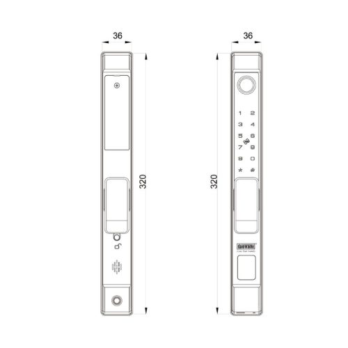 kich thuoc khoa van tay cua nhom giovani gsl f208b