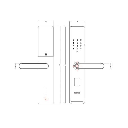 kich thuoc khoa van tay thong minh giovani gsl 168g