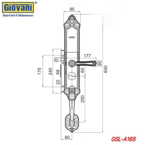 kich thuoc khoa van tay thong minh giovani gsl a165 bronze