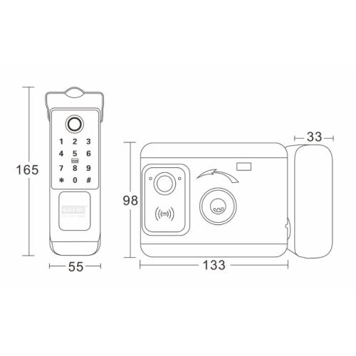 kich thuoc khoa van tay thong minh giovani gsl m1s