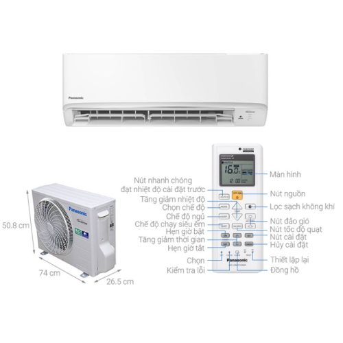 kich thuoc may lanh treo tuong panasonic cu cs ru18ckh 8d