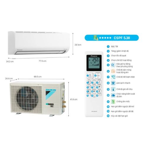 thong so dieu hoa daikin ftkb35zvmvrkb35zvmv