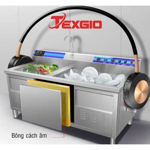 Máy rửa chén công nghiệp Texgio TGU-2400XD 3 anh may rua chen cong nghiep texgio tgu 2400xd