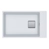 Chậu rửa đá KNG 110-62 màu Polar White 2 chau rua da kng 110 62 mau polar white