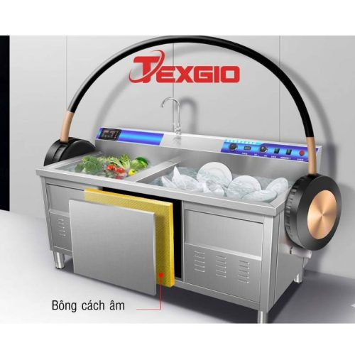 Máy rửa chén công nghiệp Texgio TGU-800XS 3 chuc nang may rua chen cong nghiep texgio tgu 800xs