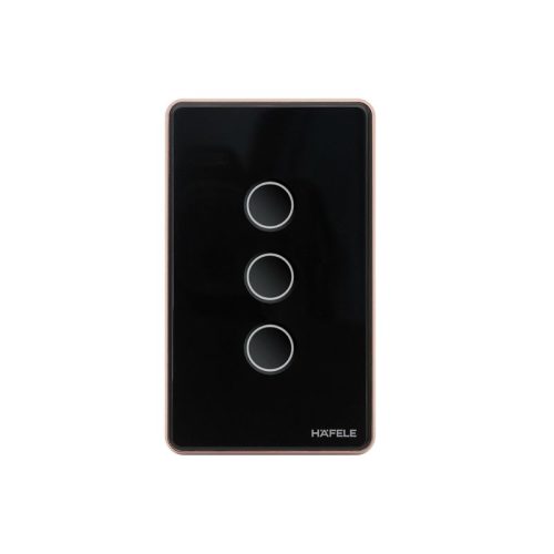Công tắc ZB 3G US 10A Đen L Hafele HSL-LS3G01B 820.71.002