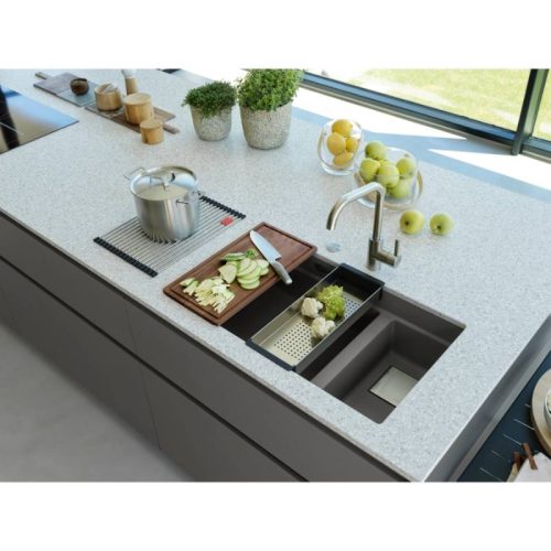 Chậu rửa đá Franke KNG 120 Stone Grey 4 hinh anh chau rua da franke kng 120 stone grey