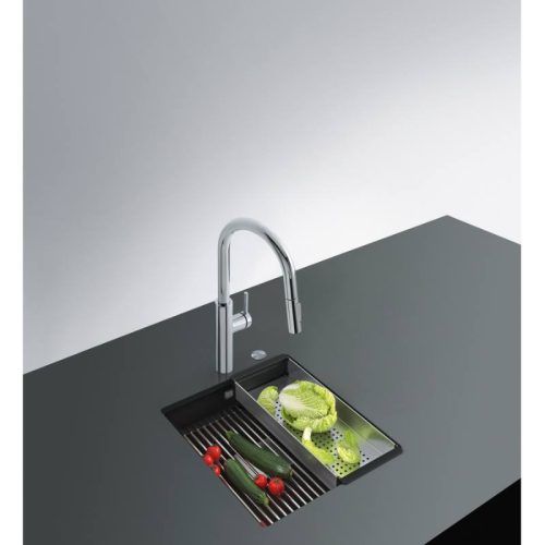 Chậu rửa đá Franke Kubus 2 KNG 110-37 màu Onyx 4 hinh anh chau rua da franke kubus 2 kng 110 37 mau onyx