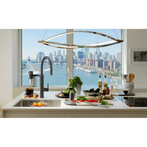 hinh anh voi rua bat franke vital capsule filter swivel spout tap industrial black