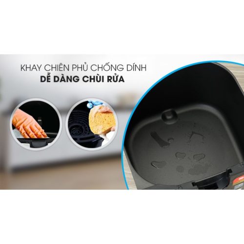 Khay nồi chiên không dầu Sharp KF-AF55EV-BK