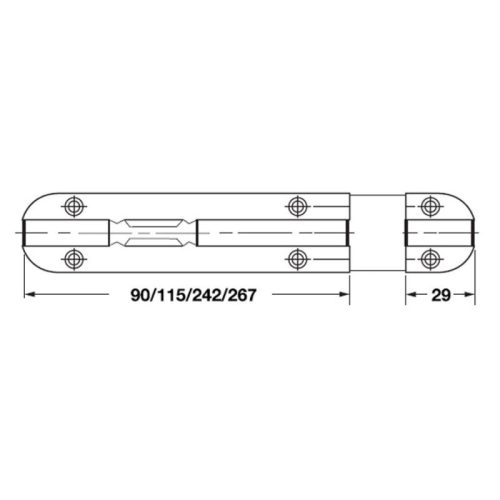 kich thuoc chot gai cua 102mm hafele diy 489 71 301