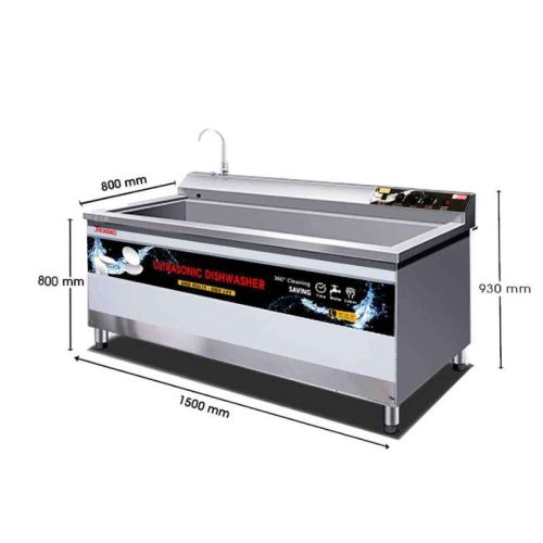 Máy rửa chén công nghiệp Texgio TGU-1500XS 5 kich thuoc may rua chen cong nghiep texgio tgu 1500xs