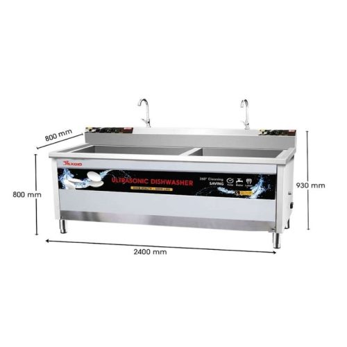 Máy rửa chén công nghiệp Texgio TGU-2400XD 4 kich thuoc may rua chen cong nghiep texgio tgu 2400xd