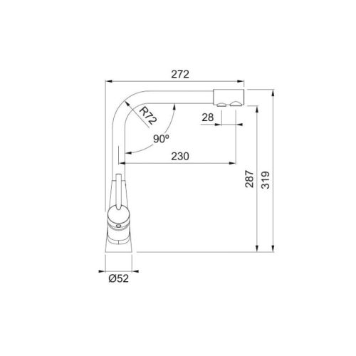 kich thuoc voi nuoc lanh franke ct901c
