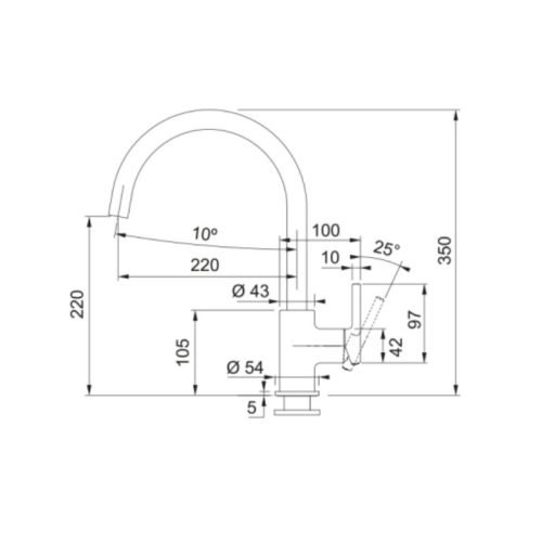 Vòi rửa bát Franke CT9020C 3 kich thuoc voi rua bat franke ct9020c