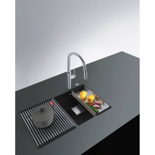 Chậu rửa đá Franke Kubus 2 KNG 110-37 màu Onyx 5 thiet ke chau rua da franke kubus 2 kng 110 37 mau onyx