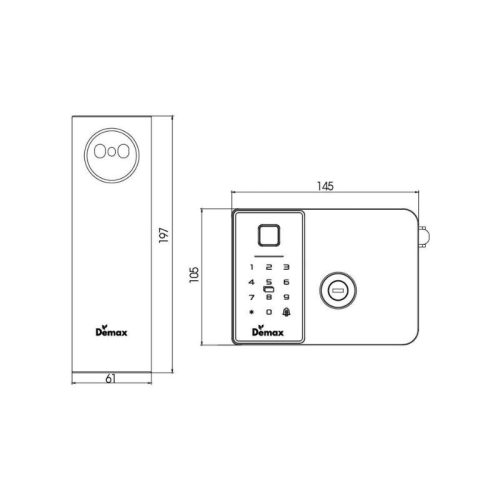 thong so khoa cua cong face id demax el g908ac cnc