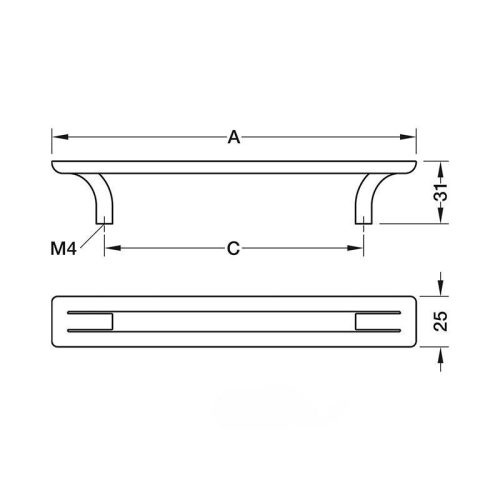 Tay nắm tủ Hafele 106.70.570 3 thong so tay nam tu hafele 106 70 570
