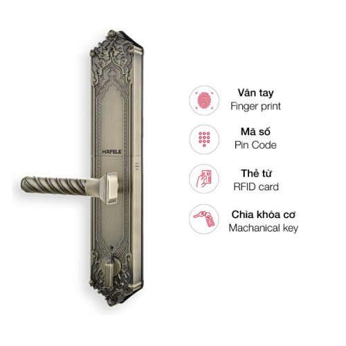 Khóa điện tử Hafele EL10K màu vàng 912.05.317 3 tinh nang khoa dien tu hafele el10k mau vang 912 05 317