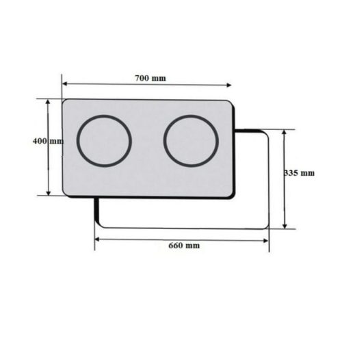 Ảnh bếp từ đôi Giovani G-270 SD