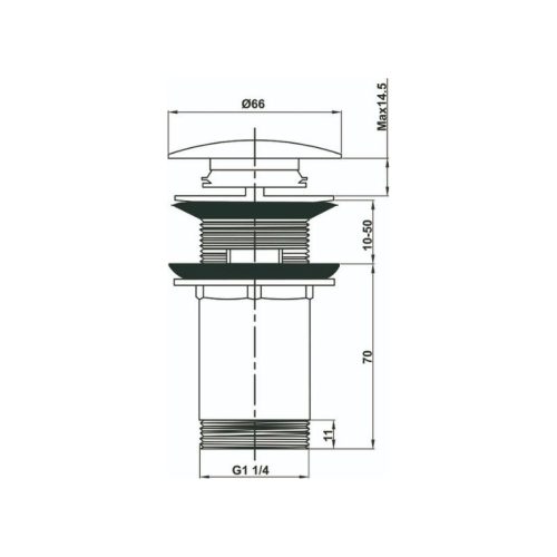 Bộ xả nhấn có xả tràn Hafele 589.15.930