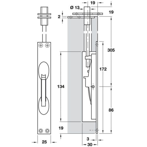 kich thuoc chot am 26172mm kl hfele 911.62.014