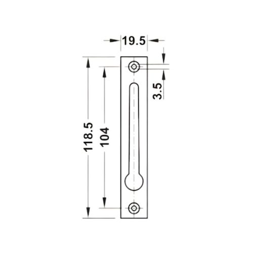 Tay nắm kéo cho cửa lùa Hafele 911.26.247 4 kich thuoc mat tay nam keo cho cua lua hafele 911 26 247