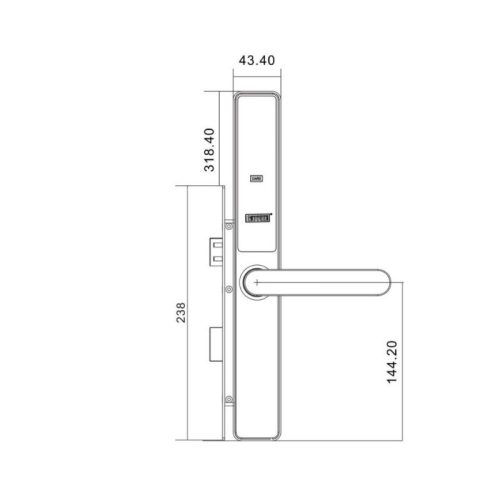 Thông số khóa khách sạn GIOVANI GSL-D103